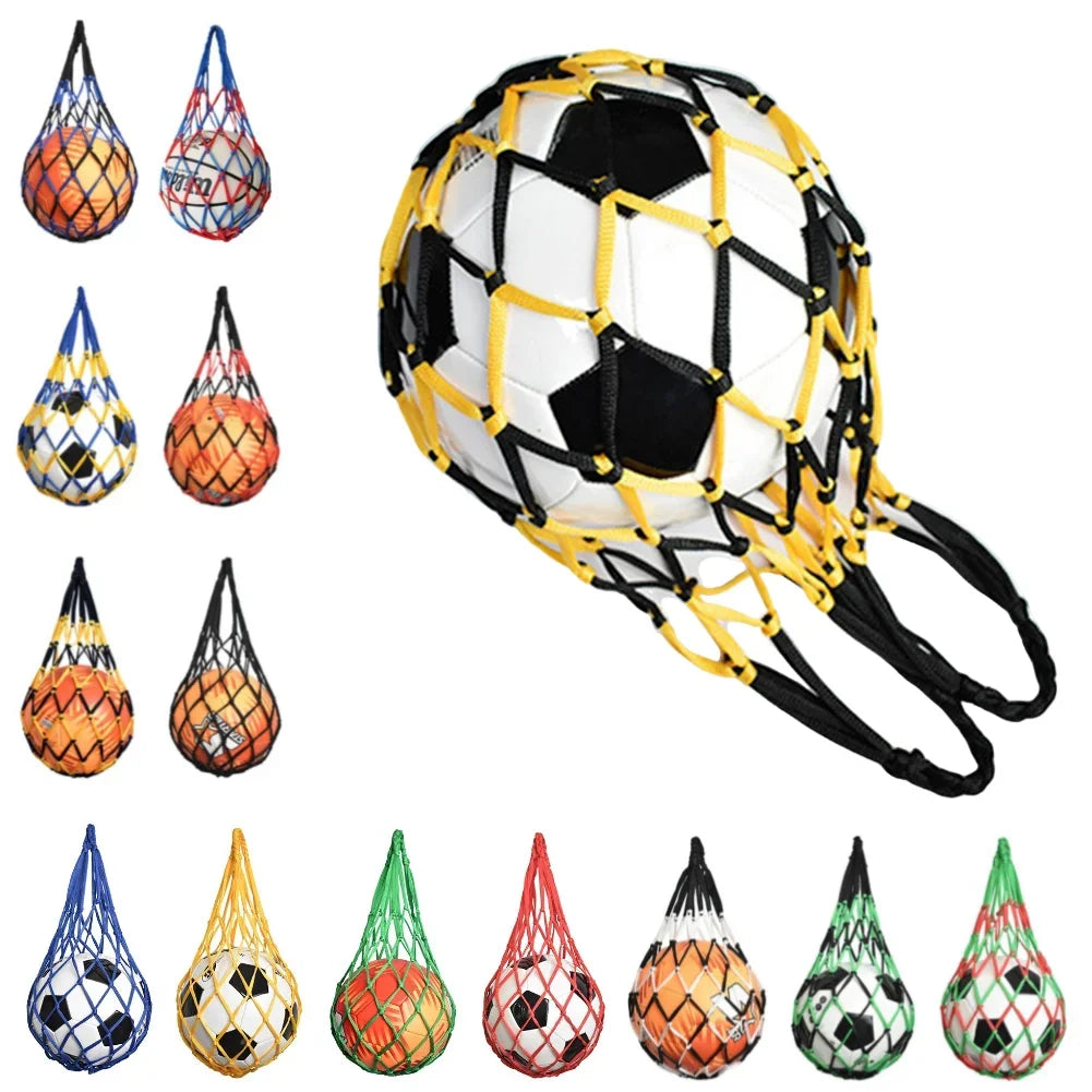 Basketball Nylon Net Bag Multi-Use Sport Ball Portable Mesh Storage Network Bag Volleyball Football Soccer Only Nylon Net Bag